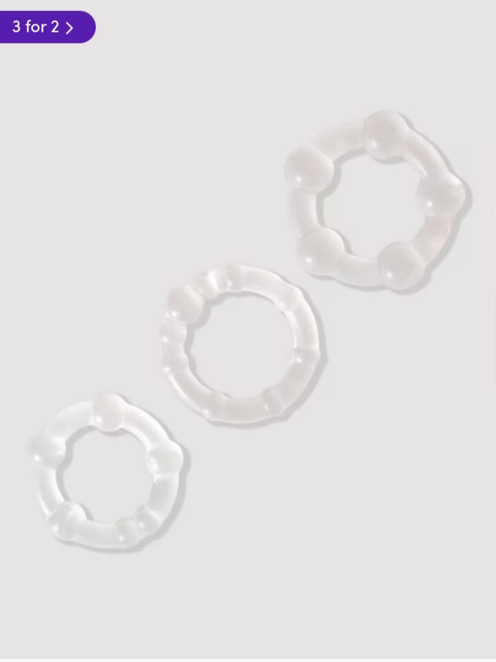BASIC Triple Cock Ring Set (3 pack)